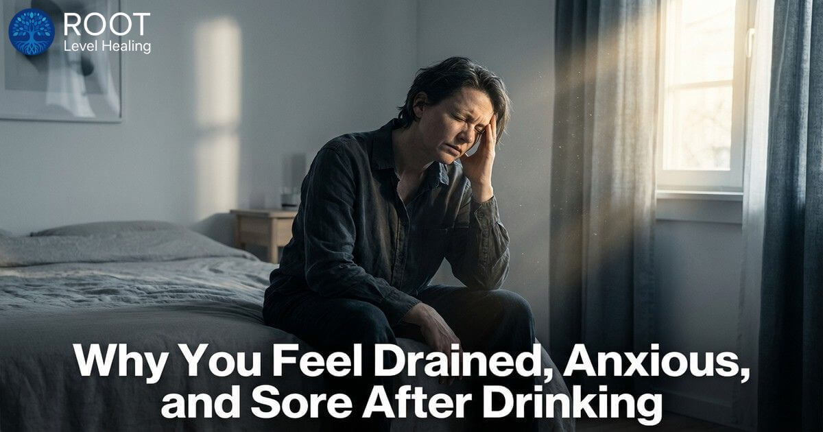 Why You Feel Drained, Anxious, and Sore After Drinking